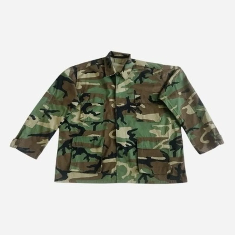 US Military M81 Woodland Camo BDU Field Jacket Size X-Large Regular 31